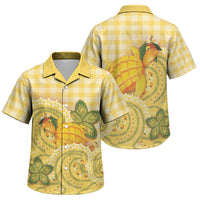 Hawaii Palaka Family Matching Summer Maxi Dress and Hawaiian Shirt Cute Ripe Mango Turtle On The Waves