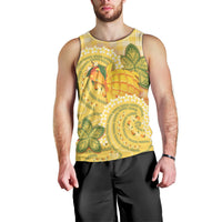 Hawaii Palaka Men Tank Top Cute Ripe Mango Turtle On The Waves