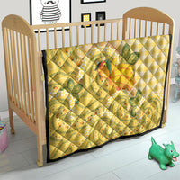 Hawaii Palaka Quilt Cute Ripe Mango Turtle On The Waves