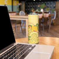 Hawaii Palaka Skinny Tumbler Cute Ripe Mango Turtle On The Waves