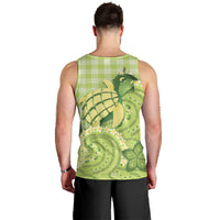Hawaii Palaka Men Tank Top Cute Green Mango Turtle On The Waves