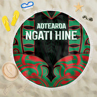 Aotearoa Ngati Hine Beach Blanket Maori Pattern New Zealand - Polynesian Pride