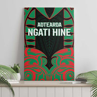 Aotearoa Ngati Hine Canvas Wall Art Maori Pattern New Zealand - Polynesian Pride