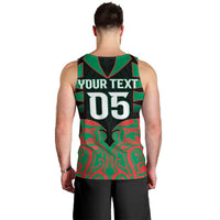 Custom Aotearoa Ngati Hine Men Tank Top Maori Pattern New Zealand - Polynesian Pride