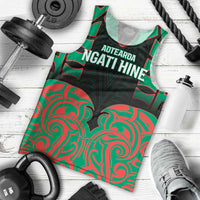 Custom Aotearoa Ngati Hine Men Tank Top Maori Pattern New Zealand - Polynesian Pride