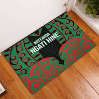 Aotearoa Ngati Hine Rubber Doormat Maori Pattern New Zealand - Polynesian Pride