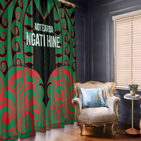Aotearoa Ngati Hine Window Curtain Maori Pattern New Zealand - Polynesian Pride