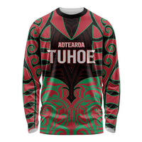 Custom Aotearoa Tuhoe Long Sleeve Shirt Maori Pattern New Zealand - Polynesian Pride