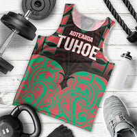 Custom Aotearoa Tuhoe Men Tank Top Maori Pattern New Zealand - Polynesian Pride