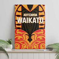 Aotearoa Waikato Canvas Wall Art Maori Pattern New Zealand - Polynesian Pride