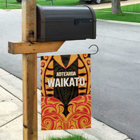 Aotearoa Waikato Garden Flag Maori Pattern New Zealand - Polynesian Pride