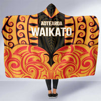 Aotearoa Waikato Hooded Blanket Maori Pattern New Zealand - Polynesian Pride