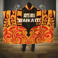 Aotearoa Waikato Hooded Blanket Maori Pattern New Zealand - Polynesian Pride