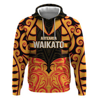 Custom Aotearoa Waikato Hoodie Maori Pattern New Zealand - Polynesian Pride