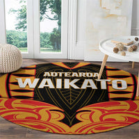 Aotearoa Waikato Round Carpet Maori Pattern New Zealand - Polynesian Pride