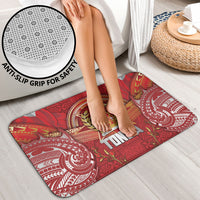 Tonga King's Birthday Bathroom Set Gold Royal Crown Tribal Patterns