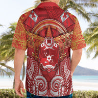 Tonga King's Birthday Hawaiian Shirt Gold Royal Crown Tribal Patterns DT05 - Polynesian Pride