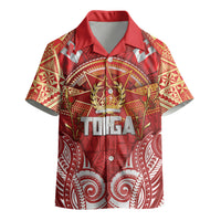Tonga King's Birthday Kid Hawaiian Shirt Gold Royal Crown Tribal Patterns DT05 - Polynesian Pride