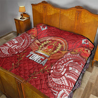 Tonga King's Birthday Quilt Gold Royal Crown Tribal Patterns