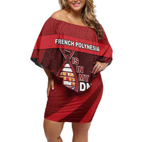 French Polynesia Is In My DNA Off Shoulder Short Dress - Polynesian Pride