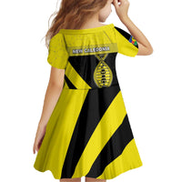 New Caledonia Is In My DNA Family Matching Off The Shoulder Long Sleeve Dress and Hawaiian Shirt - Polynesian Pride