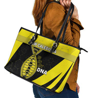 New Caledonia Is In My DNA Leather Tote Bag - Polynesian Pride