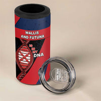 Wallis And Futuna Is In My DNA 4 in 1 Can Cooler Tumbler - Polynesian Pride