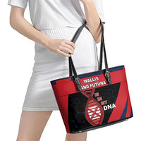 Wallis And Futuna Is In My DNA Leather Tote Bag - Polynesian Pride