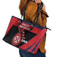 Wallis And Futuna Is In My DNA Leather Tote Bag - Polynesian Pride