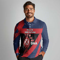 Wallis And Futuna Is In My DNA Long Sleeve Polo Shirt - Polynesian Pride