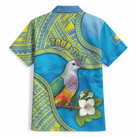 Personalised Palau Biib Bird Hawaiian Shirt Rur Flower And Rock Islands Patterns DT05 - Polynesian Pride