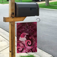 New Zealand Matariki Garden Flag Maori Tui Bird Magenta Galaxy