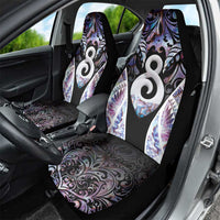 New Zealand Aotearoa Car Seat Cover Pikorua Single Twist Pink Paua Shell DT05 - Polynesian Pride