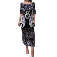 New Zealand Aotearoa Puletasi Pikorua Single Twist Pink Paua Shell