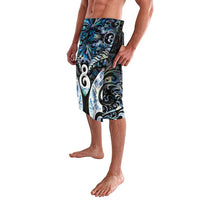 New Zealand Aotearoa Lavalava Pikorua Single Twist Green Paua Shell