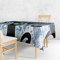 New Zealand Aotearoa Tablecloth Pikorua Single Twist Green Paua Shell