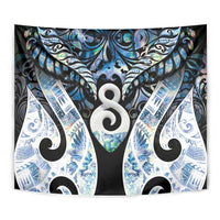 New Zealand Aotearoa Tapestry Pikorua Single Twist Green Paua Shell