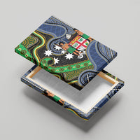 South Sea Islanders And Fiji Canvas Wall Art Fijian Coat Of Arms And Southern Cross DT05 - Polynesian Pride