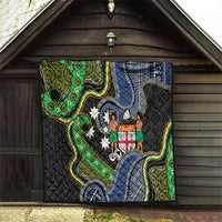 South Sea Islanders And Fiji Quilt Fijian Coat Of Arms And Southern Cross DT05 - Polynesian Pride