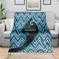 Aotearoa Atua Ranginui Blanket Maori Sky Father Koru Patterns