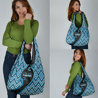 Aotearoa Atua Ranginui Grocery Bag Maori Sky Father Koru Patterns