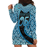 Custom Aotearoa Atua Ranginui Hoodie Dress Maori Sky Father Koru Patterns