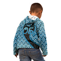 Custom Aotearoa Atua Ranginui Kid Hoodie Maori Sky Father Koru Patterns