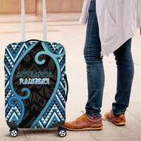 Aotearoa Atua Ranginui Luggage Cover Maori Sky Father Koru Patterns