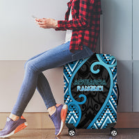 Aotearoa Atua Ranginui Luggage Cover Maori Sky Father Koru Patterns