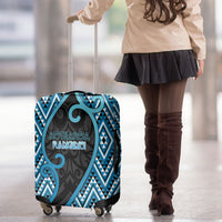 Aotearoa Atua Ranginui Luggage Cover Maori Sky Father Koru Patterns