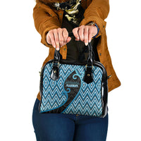 Aotearoa Atua Ranginui Shoulder Handbag Maori Sky Father Koru Patterns