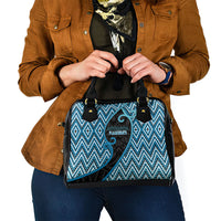 Aotearoa Atua Ranginui Shoulder Handbag Maori Sky Father Koru Patterns