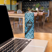 Custom Aotearoa Atua Ranginui Skinny Tumbler Maori Sky Father Koru Patterns