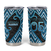 Custom Aotearoa Atua Ranginui Tumbler Cup Maori Sky Father Koru Patterns
